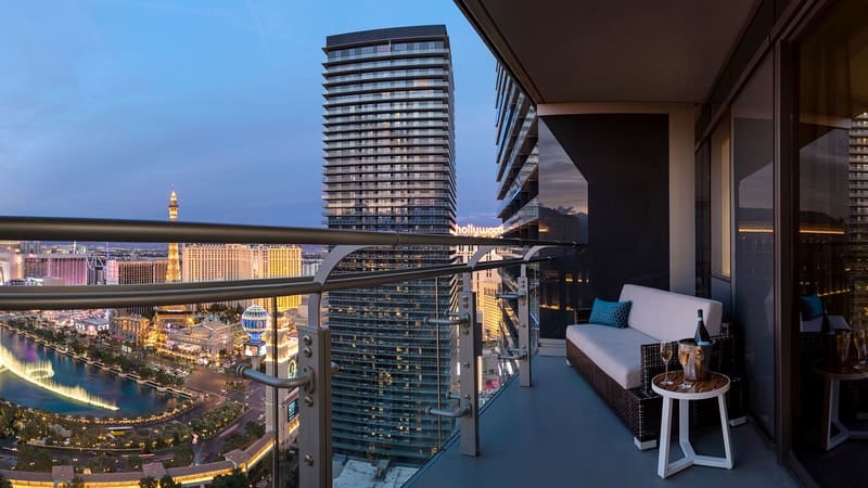 The Cosmopolitan of Las Vegas Bedroom with Balcony 2